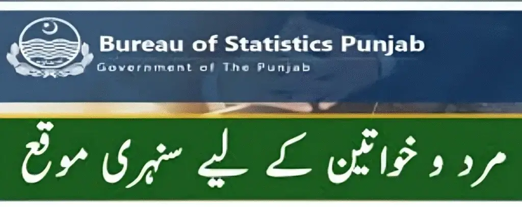 Read more about the article Bureau of Statistics Punjab Jobs 2025 – Apply Online for Team Supervisor & Enumerator