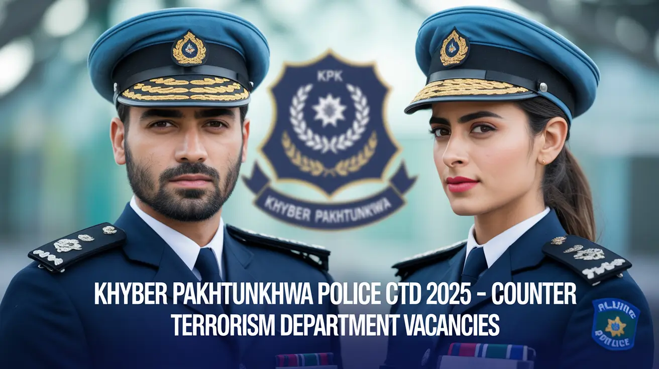 Read more about the article Khyber Pakhtunkhwa Police CTD Jobs 2025 – Counter Terrorism Department Vacancies