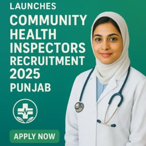Read more about the article Maryam Nawaz Launches Community Health Inspectors Recruitment 2025 in Punjab