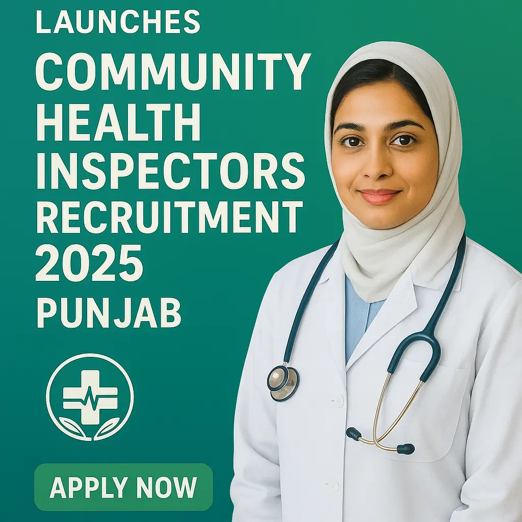 Read more about the article Maryam Nawaz Launches Community Health Inspectors Recruitment 2025 in Punjab